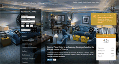 Desktop Screenshot of lisbonplazahotel.com